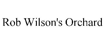 ROB WILSON'S ORCHARD