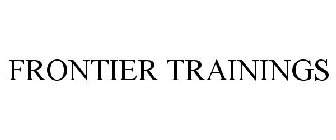 FRONTIER TRAININGS