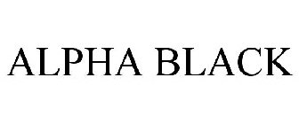 ALPHA BLACK