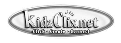 KIDZCLIX.NET CLICK · CREATE · CONNECT