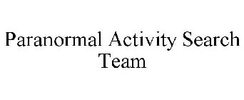 PARANORMAL ACTIVITY SEARCH TEAM