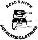 GOLDSMITH GUMP GETTING UP MAJOR PAPER AUTHENTIC CLOTHING