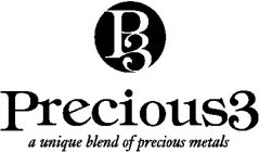 P3 PRECIOUS3 A UNIQUE BLEND OF PRECIOUS METALS