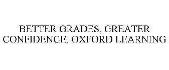 BETTER GRADES, GREATER CONFIDENCE, OXFORD LEARNING