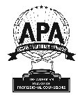 APA AMERICAN PSYCHOTHERAPY ASSOCIATION THE AMERICAN BOARD OF PROFESSIONAL COUNSELORS