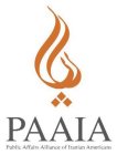 PAAIA PUBLIC AFFAIRS ALLIANCE OF IRANIAN AMERICANS