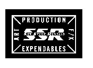 ART PRODUCTION EXPEDENDABLES F/X SSR SET STUFF RENTALS