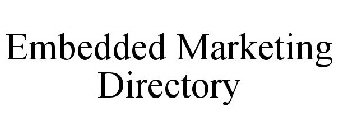EMBEDDED MARKETING DIRECTORY