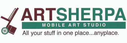 ARTSHERPA MOBILE ART STUDIO ALL YOUR STUFF IN ONE PLACE...ANYPLACE.