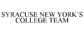 SYRACUSE NEW YORK'S COLLEGE TEAM