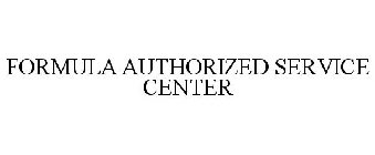 FORMULA AUTHORIZED SERVICE CENTER