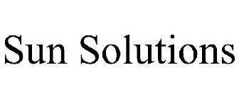 SUN SOLUTIONS