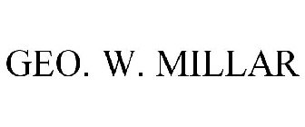GEO. W. MILLAR