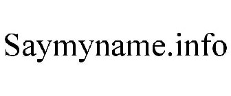 SAYMYNAME.INFO