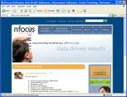 E NFOCUS SOFTWARE: NON-PROFIT SOFTWARE, AFTERSCHOOL SOFTWARE, YOUTH TRACKING, OUTCOME ... FILE EDIT VIEW FAVORITES TOOLS HELP BACK SEARCH FAVORITES W ADDRESS HTTP://WWW.NFOCUS.COM GO LINKS LIVE SUPPOR