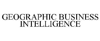 GEOGRAPHIC BUSINESS INTELLIGENCE