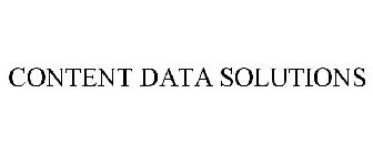 CONTENT DATA SOLUTIONS
