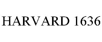HARVARD 1636