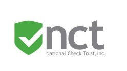 NCT NATIONAL CHECK TRUST, INC.
