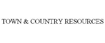 TOWN + COUNTRY RESOURCES