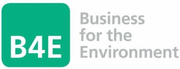 B4E BUSINESS FOR THE ENVIRONMENT