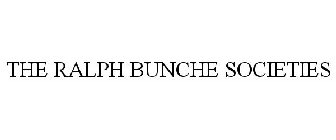 THE RALPH BUNCHE SOCIETIES