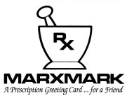 RX MARXMARK A PRESCRIPTION GREETING CARD...FOR A FRIEND