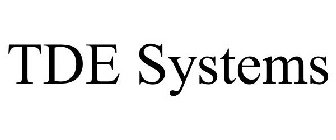 TDE SYSTEMS