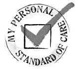 MY PERSONAL STANDARD OF CARE