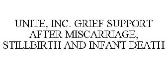 UNITE, INC. GRIEF SUPPORT AFTER MISCARRIAGE, STILLBIRTH AND INFANT DEATH