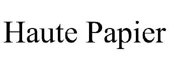 HAUTE PAPIER