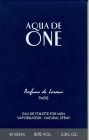 AQUA DE ONE