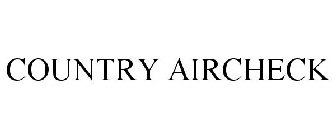 COUNTRY AIRCHECK