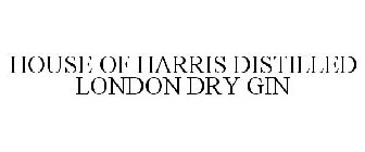 HOUSE OF HARRIS DISTILLED LONDON DRY GIN