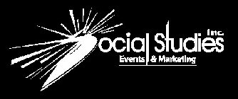 SOCIAL STUDIES INC. EVENTS & MARKETING