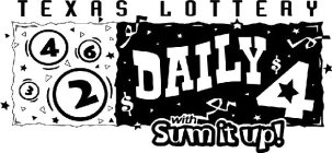 TEXAS LOTTERY DAILY 4 WITH SUM IT UP!