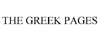 THE GREEK PAGES