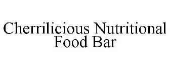 CHERRILICIOUS NUTRITIONAL FOOD BAR