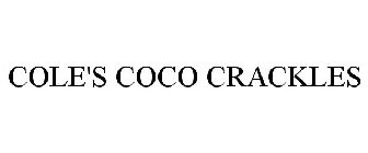 COLE'S COCO CRACKLES