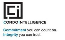 CI CONDO INTELLIGENCE COMMITMENT YOU CAN COUNT ON INTEGRITY YOU CAN TRUST