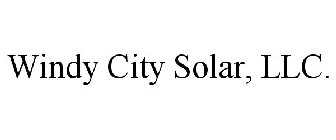 WINDY CITY SOLAR, LLC.