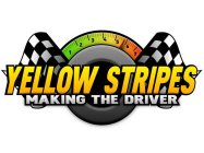 YELLOW STRIPES MAKING THE DRIVER