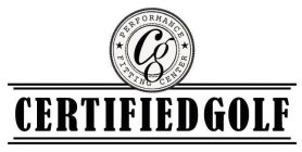 CERTIFIED GOLF PERFORMANCE FITTING CENTER CG