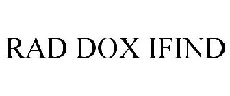RAD DOX IFIND