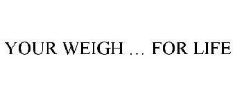 YOUR WEIGH ... FOR LIFE