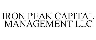 IRON PEAK CAPITAL MANAGEMENT LLC