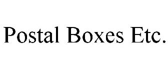 POSTAL BOXES ETC.