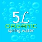 5L ORGANIC SPRING WATER