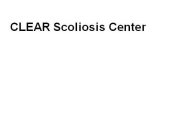 CLEAR SCOLIOSIS CENTER