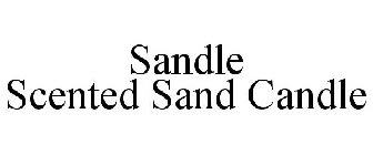 SANDLE SCENTED SAND CANDLE